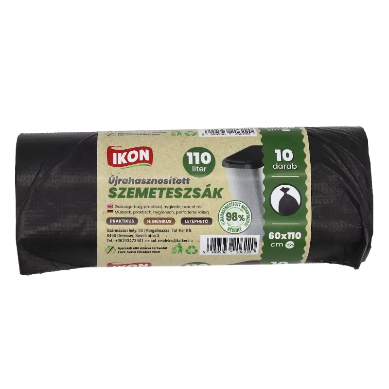 Szemeteszsák 60x110  10 db/roll  110 Literes