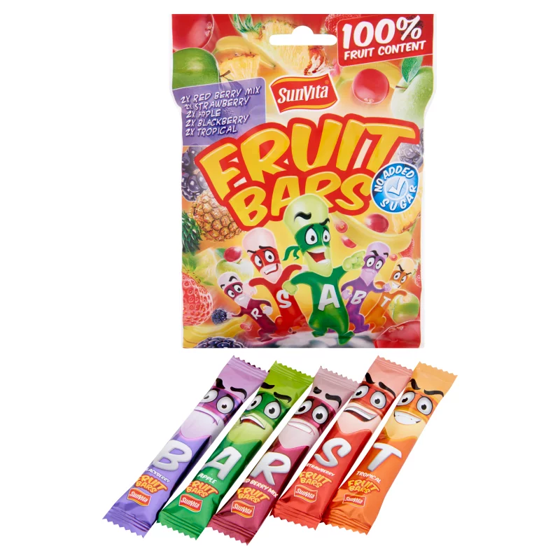 SunVita gyümölcsszeletek 10 x 15 g