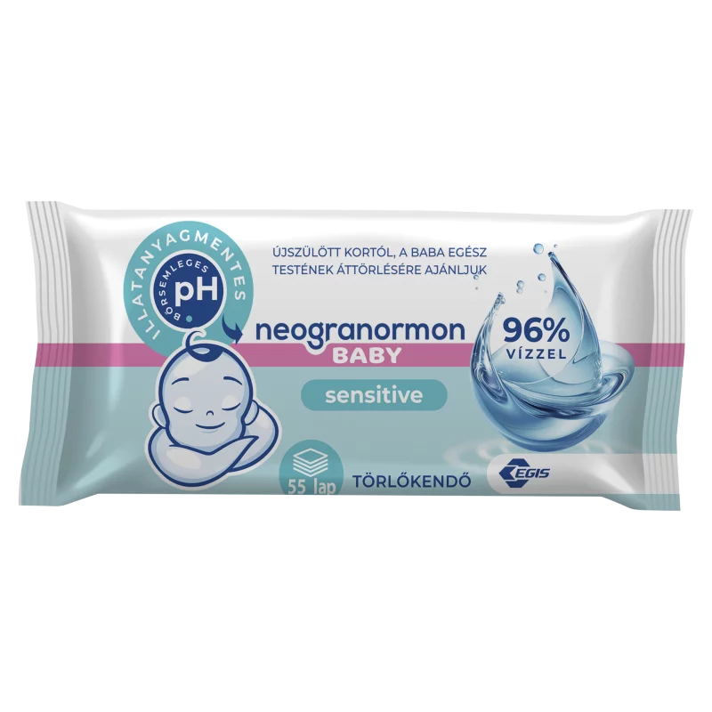 Neogranormon Baby Sensitive törlőkendő 55 db