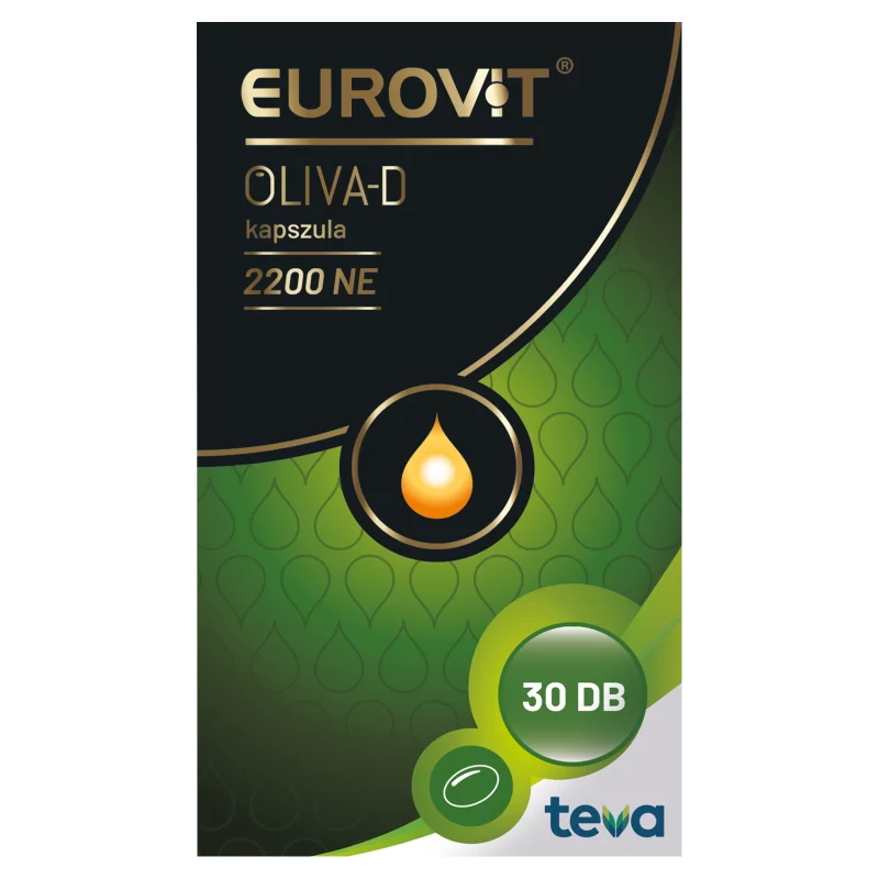 Eurovit Oliva-D 2200 NE kapszula 30 db 12,42 g
