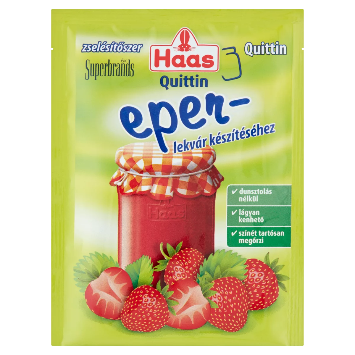 Haas Quittin zselésítőszer eperlekvár készítéséhez 25 g