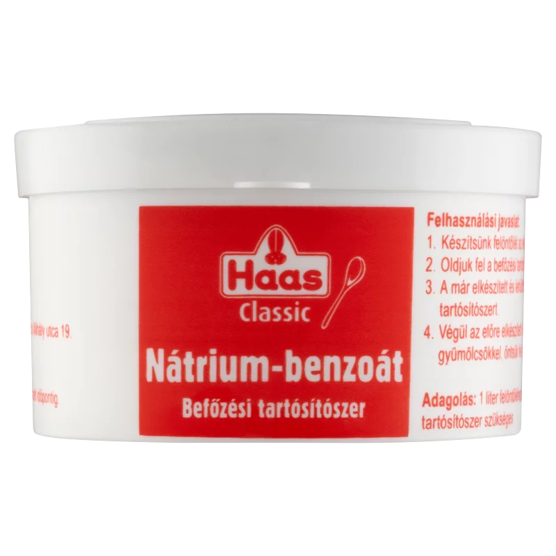 Haas Classic nátrium-benzoát befőzési tartósítószer 60 g