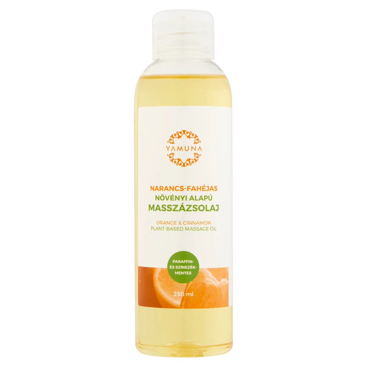 Yamuna narancs-fahéjas növényi alapú masszázsolaj 250 ml