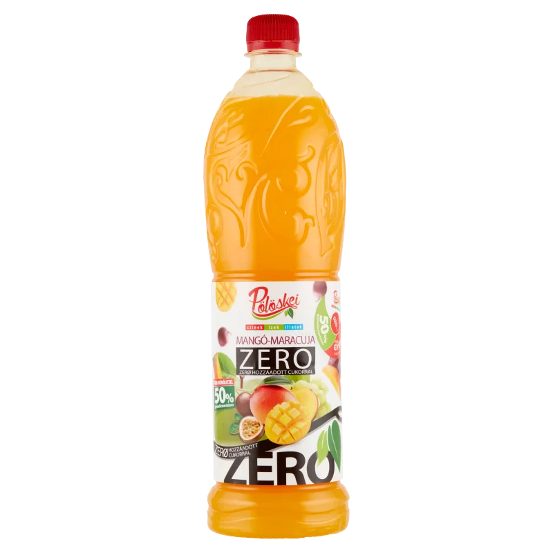Pölöskei Zerø mangó-maracuja ízű szörp édesítőszerekkel 1 l