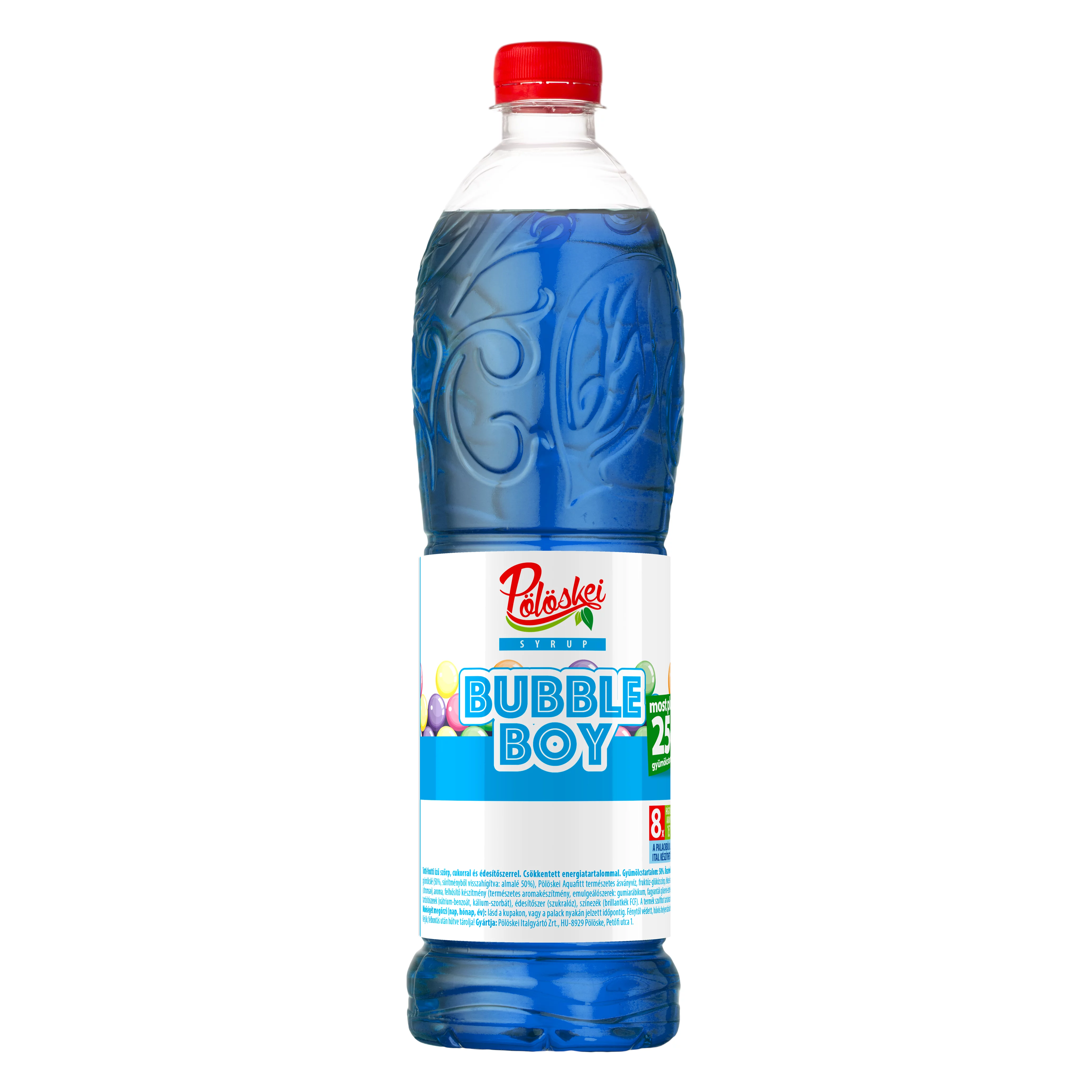 Pölöskei syrup/ Bubble boy_Tutti frutti ízű szörp 1l 25%+25% 