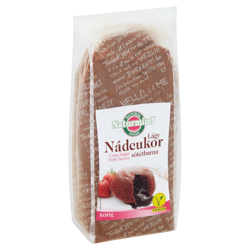 Naturmind lágy sötétbarna nádcukor 500 g