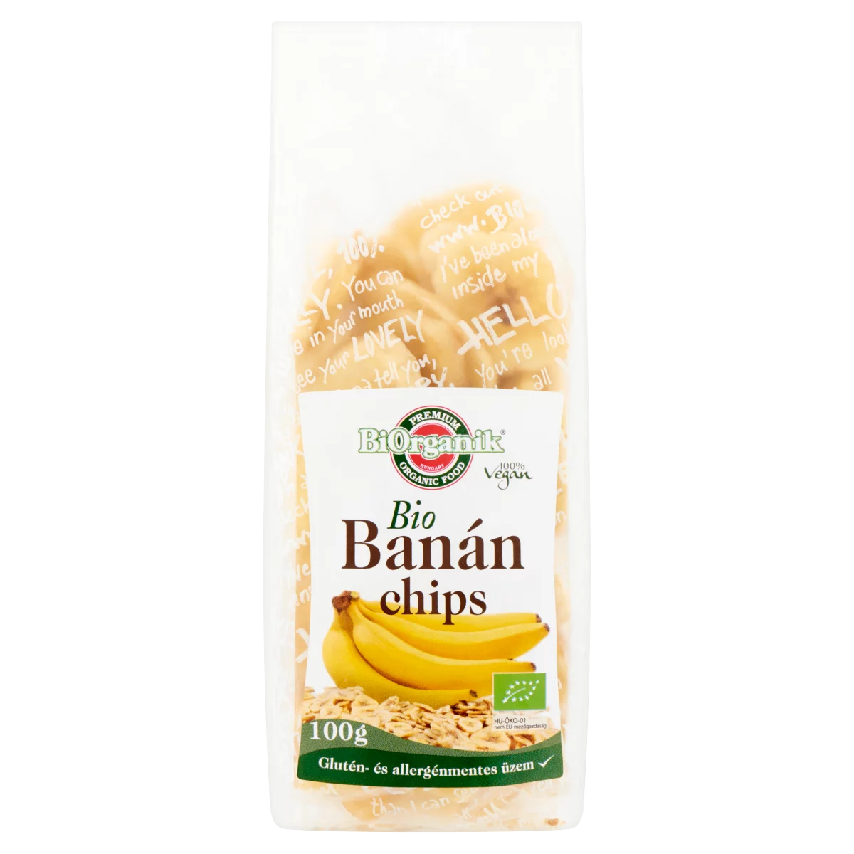 BiOrganik BIO banán chips 100 g