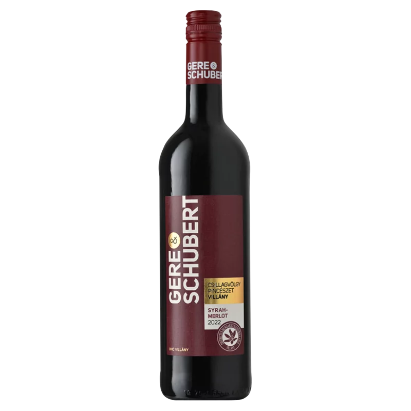 Gere - Schubert Syrah-Merlot száraz vörösbor 13,5% 0,75 l