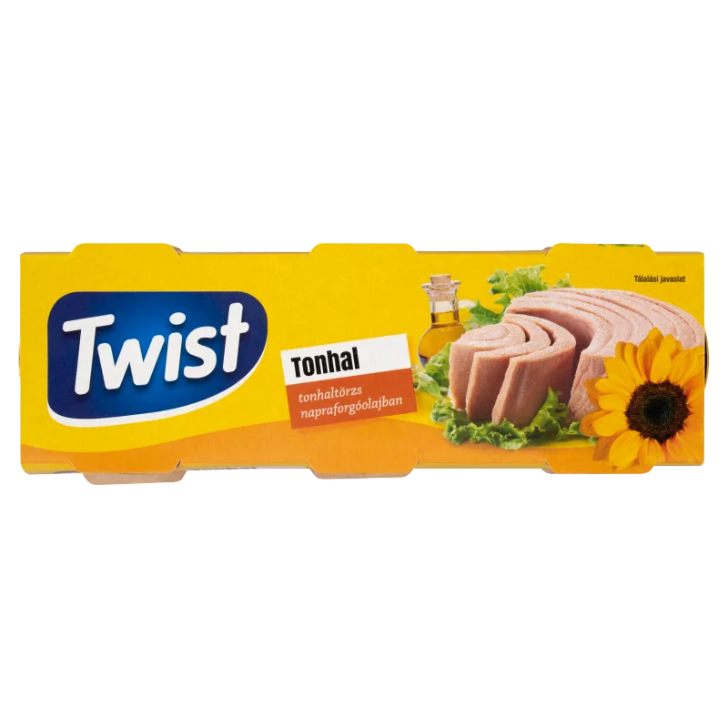 Twist tonhaltörzs napraforgóolajban 3 x 80 g (240 g)