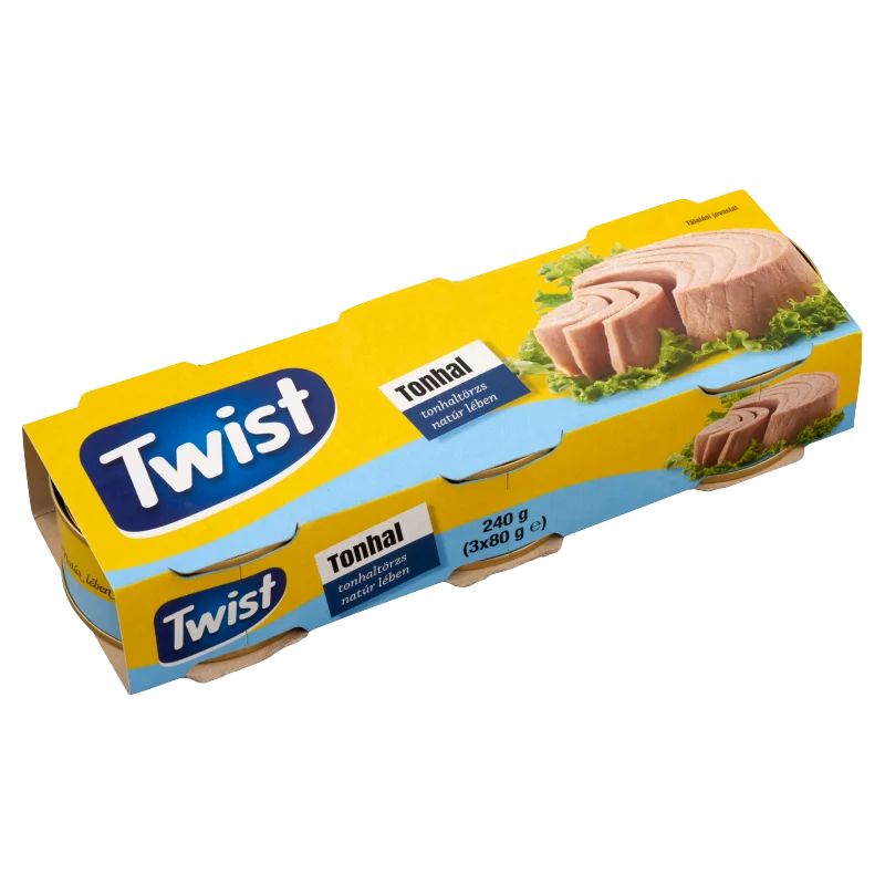 Twist tonhaltörzs natúr lében 3 x 80 g (240 g)