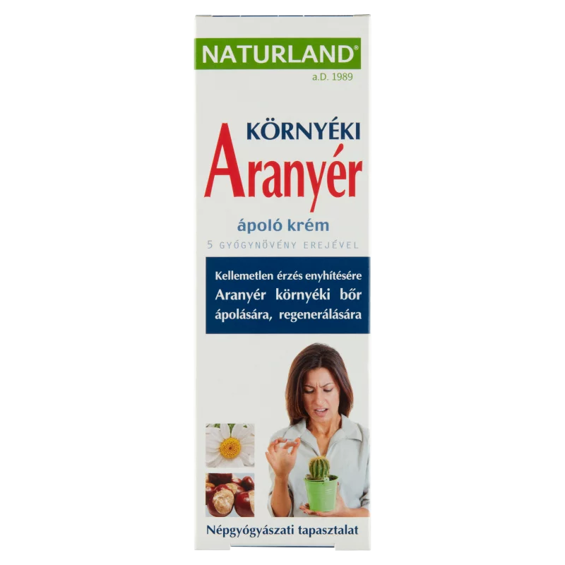 Naturland aranyér környéki ápoló krém 100 ml