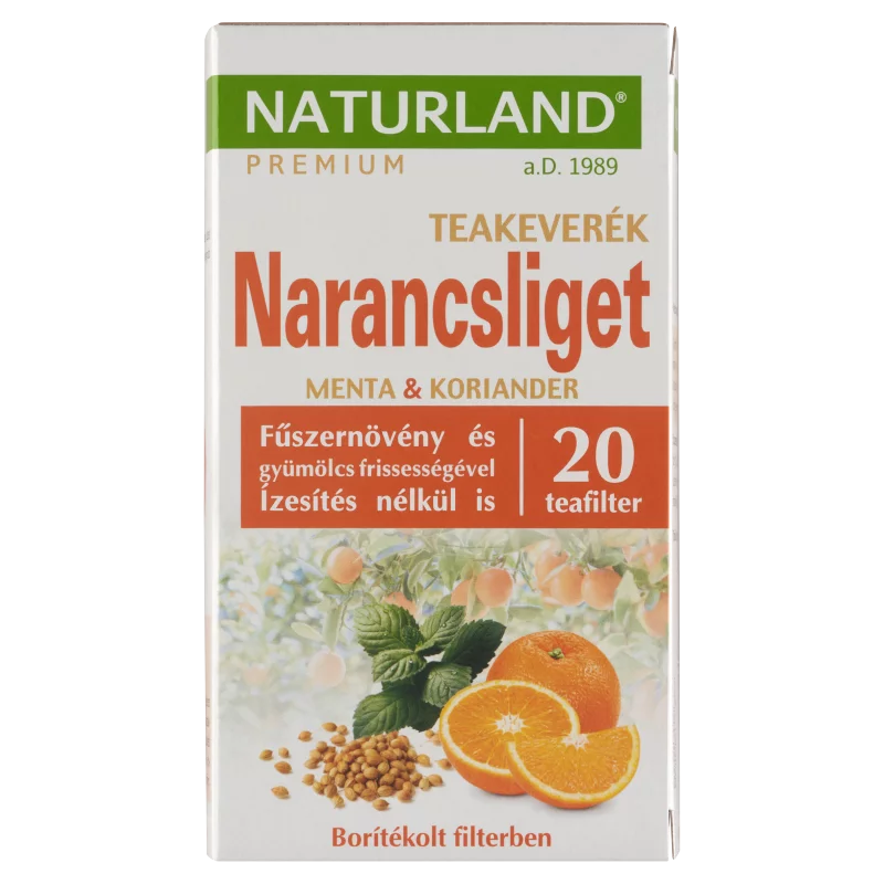 Naturland Premium Narancsliget teakeverék 20 filter 30 g