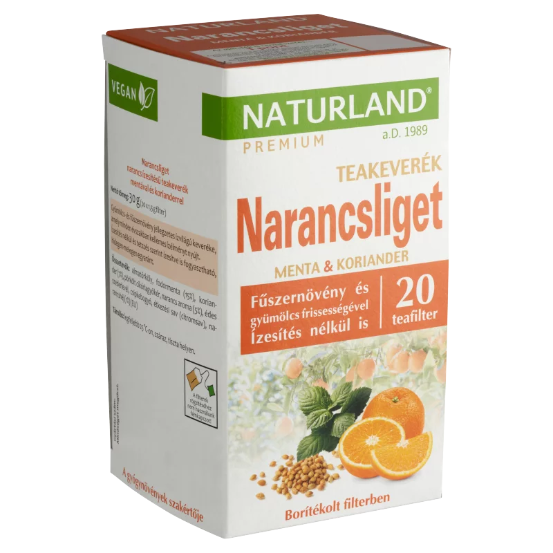 Naturland Premium Narancsliget teakeverék 20 filter 30 g