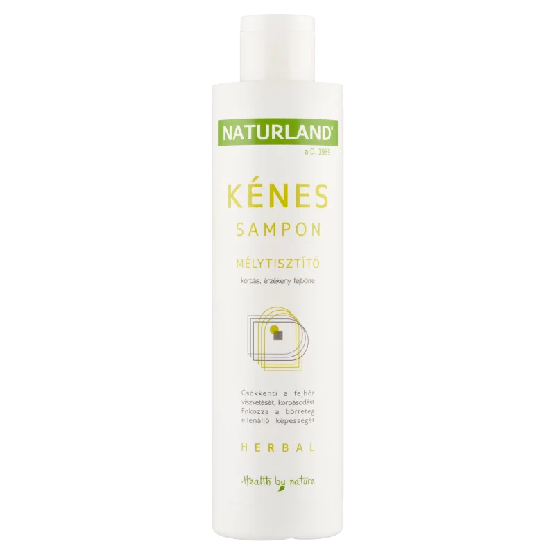 Naturland Herbal kénes mélytisztító sampon 200 ml