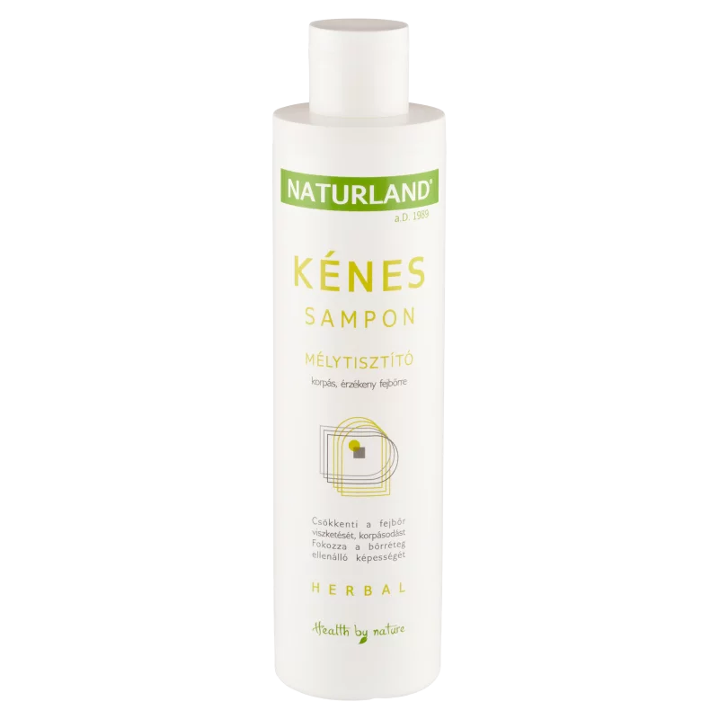 Naturland Herbal kénes mélytisztító sampon 200 ml