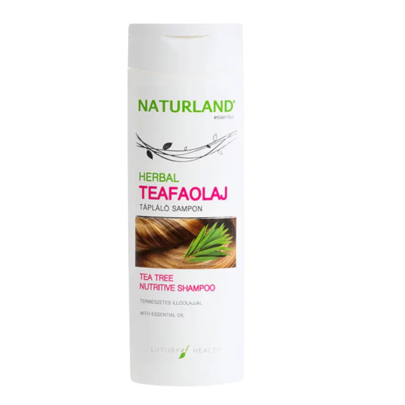 Naturland sampon 200ml tápláló teafaolajjal Herbal
