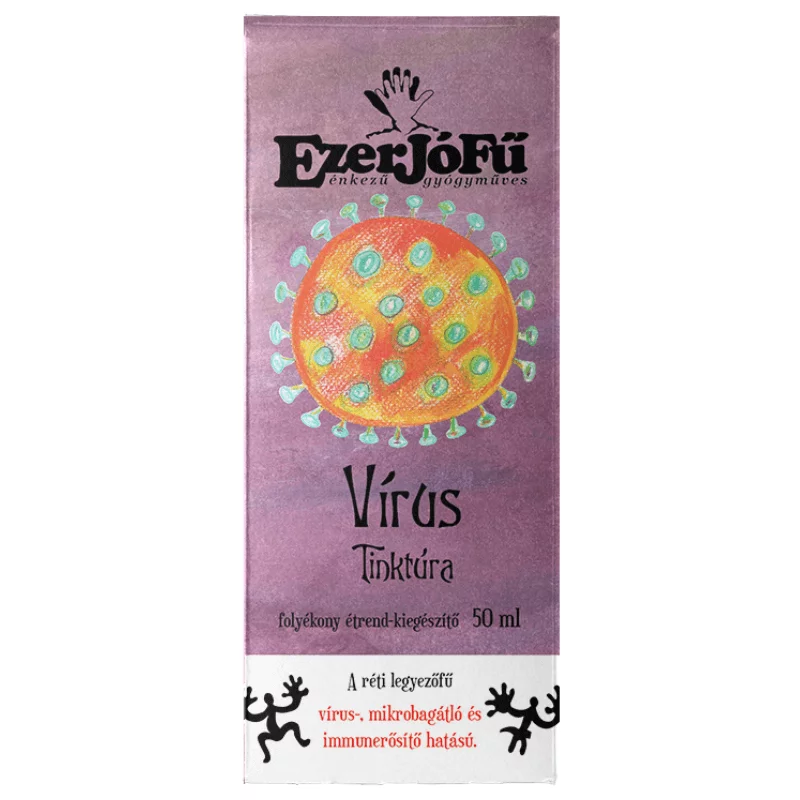 Ezerjófű tinktúra 50ml vírus