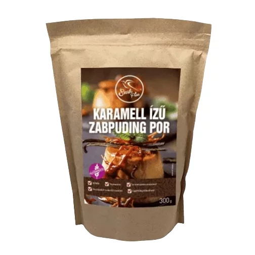 Szafi Free zabpuding por 300g karamell ízű gm, vegán