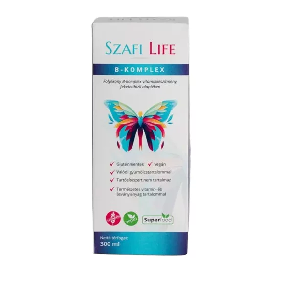 Szafi Life B-komplex 300ml gm, vegán