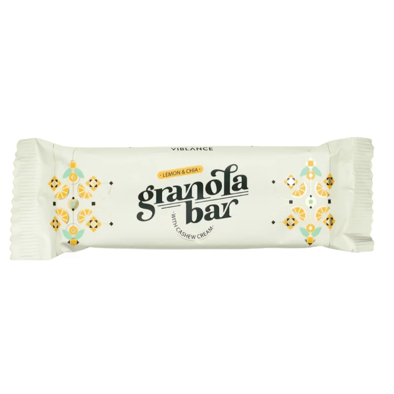 Viblance granola szelet 55g citrom és chia gluténmentes