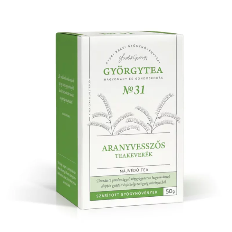 Györgytea teakeverék 50g aranyvesszős