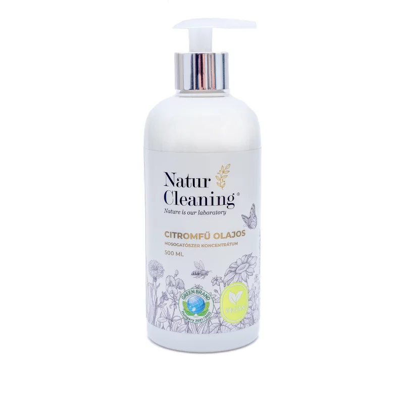 Natur Cleaning mosogatószer koncentrátum 500ml citromfű olajos