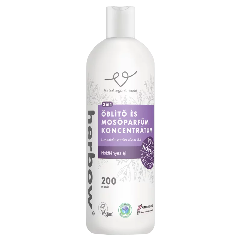 Herbow 2in1 Holdfényes Éj textilöblítő és mosóparfüm koncentrátum 200 mosás 1000 ml