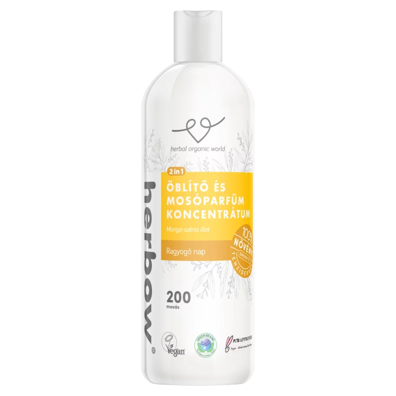 Herbow 2in1 Ragyogó Nap öblítő és mosóparfüm koncentrátum 200 mosás 1000 ml