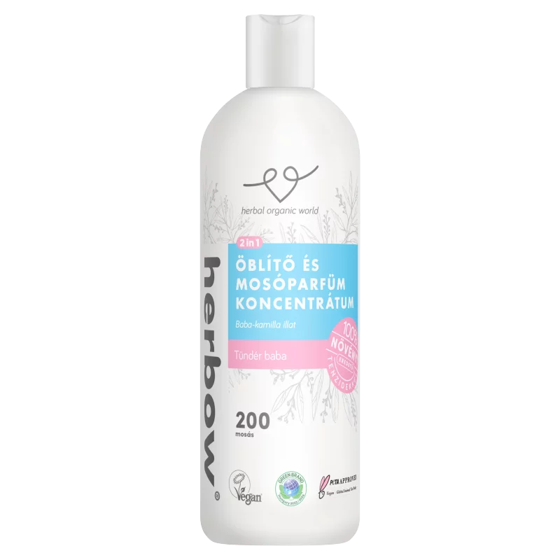 Herbow 2in1 Tündér Baba öblítő és mosóparfüm koncentrátum 200 mosás 1000 ml