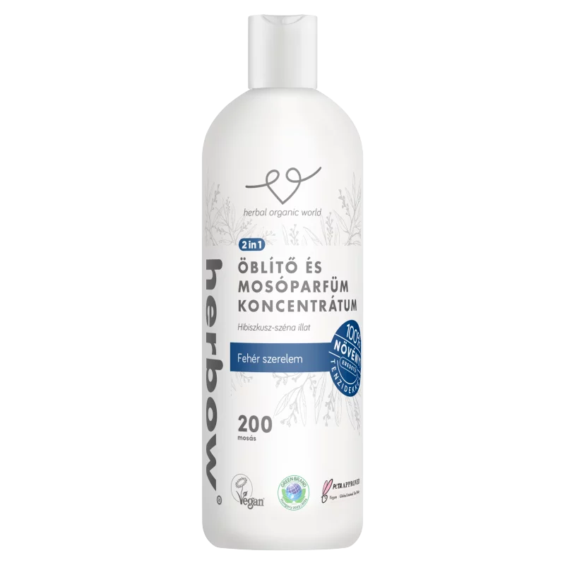 Herbow 2in1 Fehér Szerelem öblítő és mosóparfüm koncentrátum 200 mosás 1000 ml