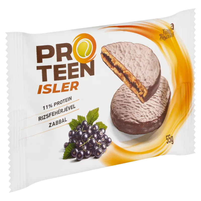 ProTeen Isler magas fehérjetartalmú linzertészta feketeribizli-lekvárral töltve 55 g