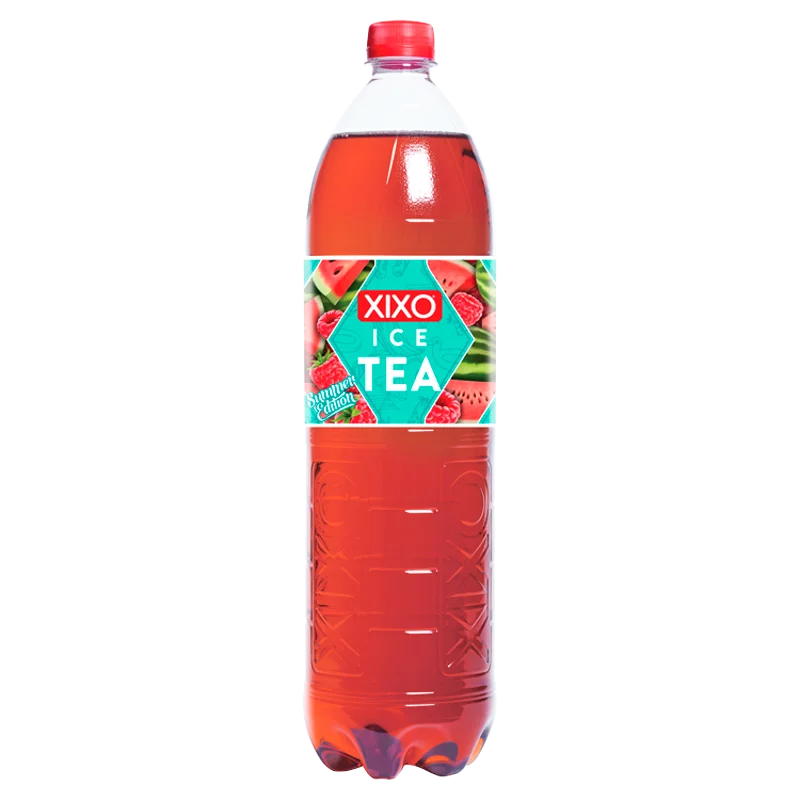 XIXO Ice Tea Summer Edition görögdinnye-málna ízű fekete tea gyümölcslével 1,5 l