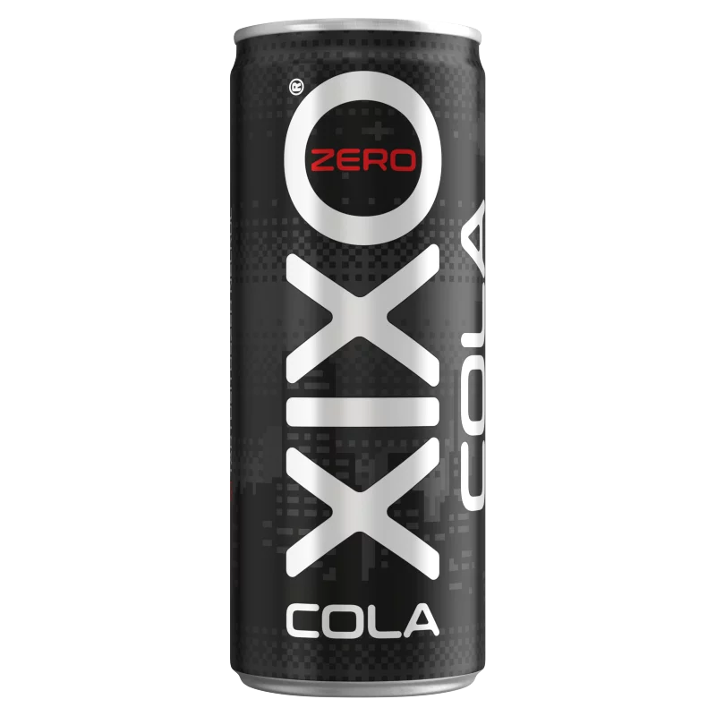 XIXO Cola Zero kólaízű, szénsavas üdítőital édesítőszerekkel 250 ml