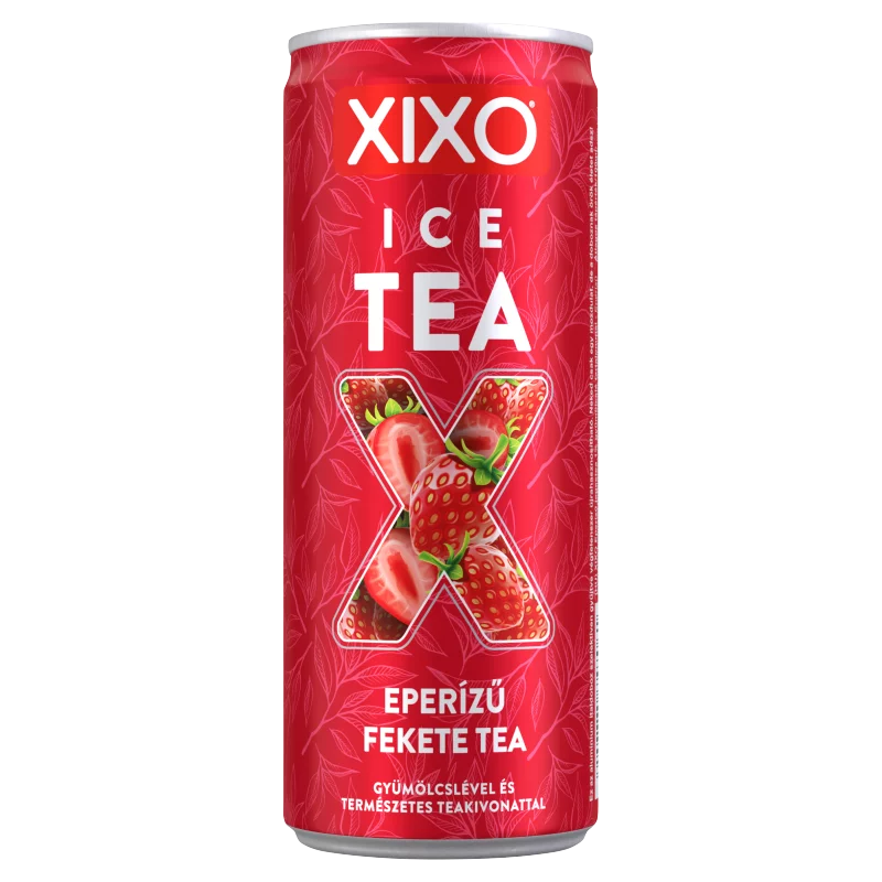 XIXO Ice Tea eperízű jegestea gyümölcslével és természetes teakivonattal 250 ml