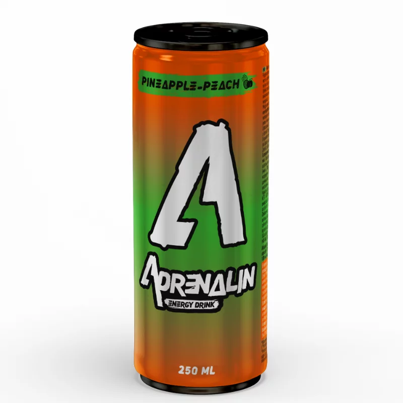 Adrenalin energiaital 0,25l Pineapple-Peach 