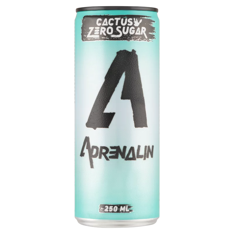 Adrenalin kaktusz-guavaízű szénsavas, energiamentes ital édesítőszerekkel 250 ml