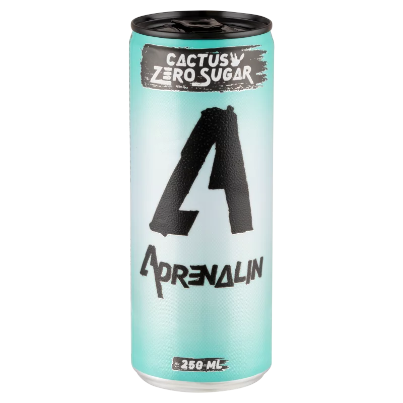 Adrenalin kaktusz-guavaízű szénsavas, energiamentes ital édesítőszerekkel 250 ml
