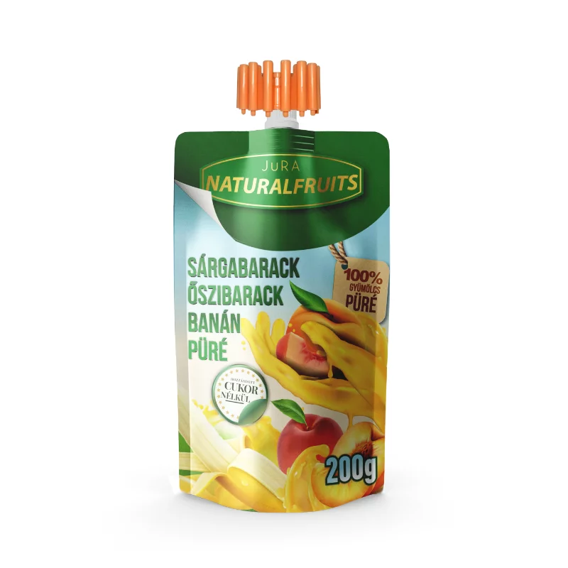 Jura gyümölcspüré 200g sárgabarack-őszibarack-banán HCN
