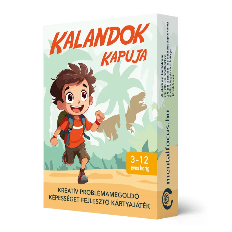 Kalandok kapuja kreatív problémamegoldó képességet fejlesztő kártyajáték