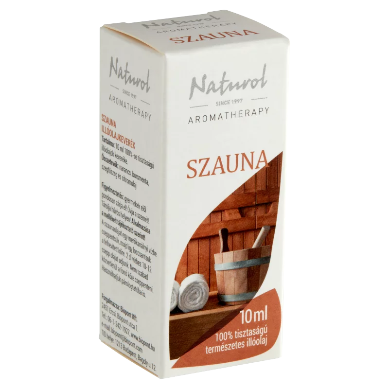 Naturol Aromatherapy Szauna 100%-os tisztaságú természetes illóolaj 10 ml