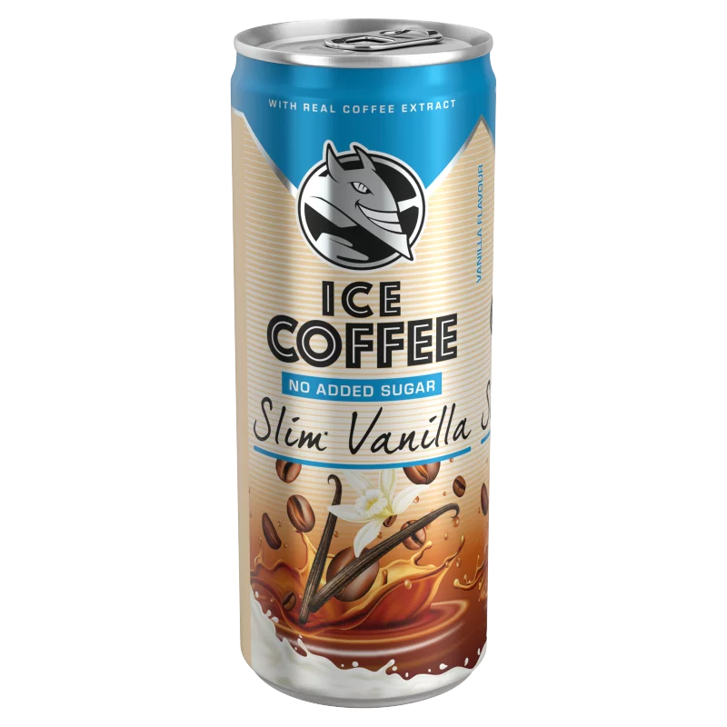 Ice Coffee Slim Vanilla UHT Bourbon vanília ízű ital tejjel, kávékivonattal és édesítőszerekkel 250