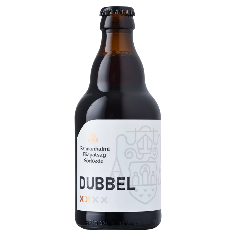 Pannonhalmi Főapátság Sörfőzde Dubbel szűretlen barna sör 6,5% 0,33 l