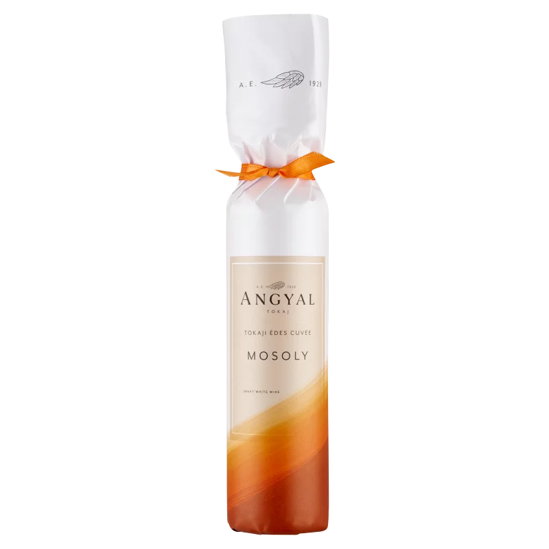 Angyal Borászat Mosoly Tokaji Édes Cuvée édes fehér bor 11% 0,5 l