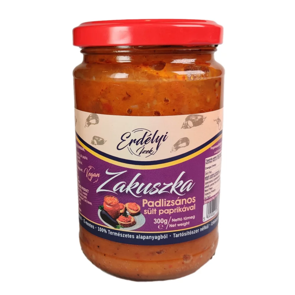 Erdélyi Ízek zakuszka 300g padlizsános