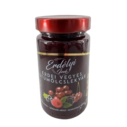 Erdélyi Ízek lekvár 370g erdei vegyes gyümölcs 70% gyümölcstartalom