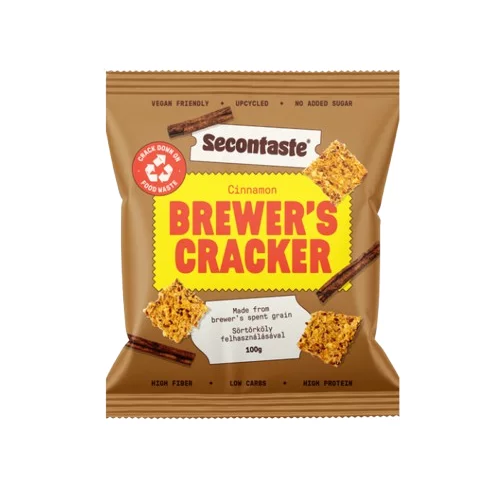 Secontaste sörtörköly kréker 100g fahéjas