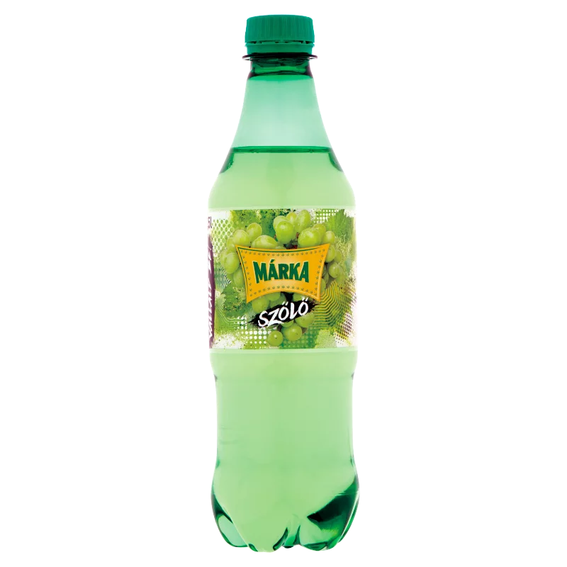 Márka szőlő szénsavas üdítőital cukorral és édesítőszerekkel 0,5 l