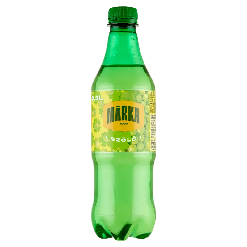 Márka szőlő szénsavas üdítőital cukorral és édesítőszerekkel 0,5 l