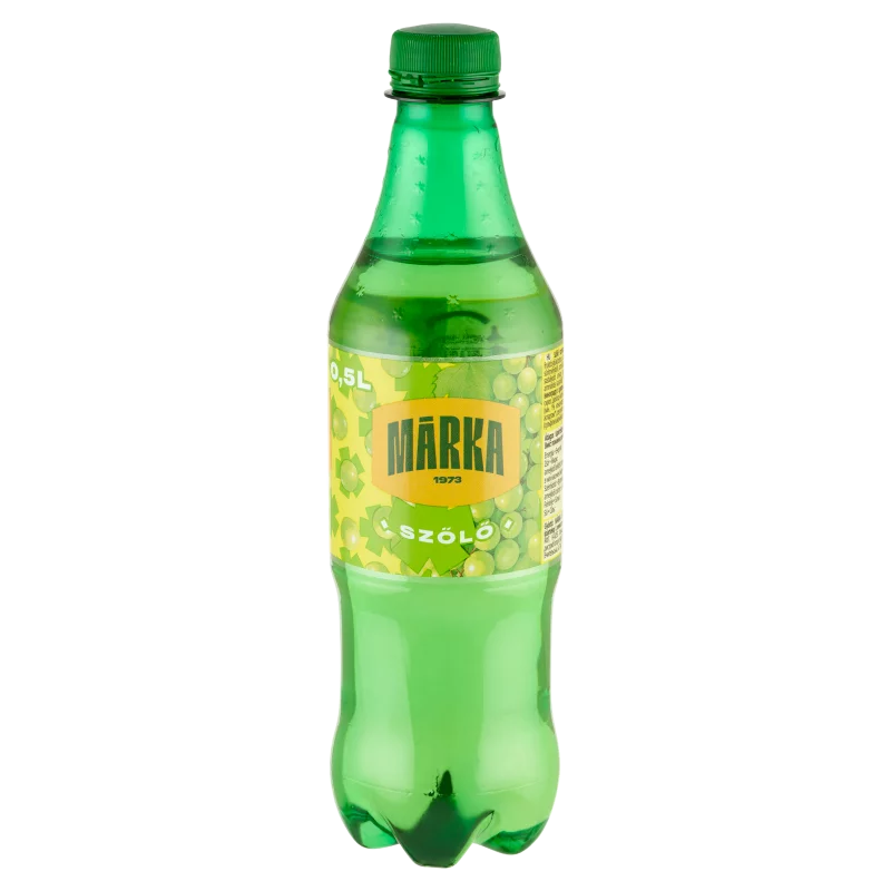 Márka szőlő szénsavas üdítőital cukorral és édesítőszerekkel 0,5 l