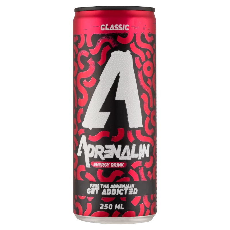 Adrenalin Classic tutti-frutti ízű szénsavas energiaital 250 ml